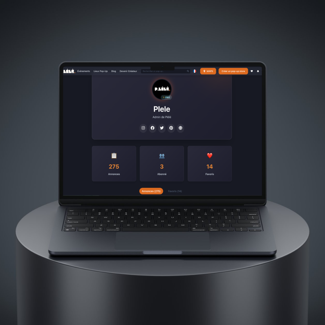 Setup ton espace créateur